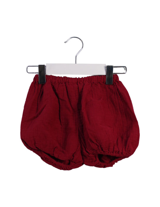 A Red Bloomers from Bonton in size 2T for girl. (Front View)
