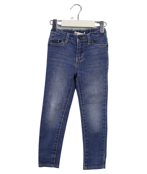 A Blue Jeans from Levi's in size 3T for girl. (Front View)