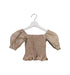 A Brown Short Sleeve Tops from Seed in size 3T for girl. (Front View)