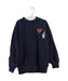 A Navy Crewneck Sweatshirts from Finger in the Nose in size 4T for girl. (Front View)