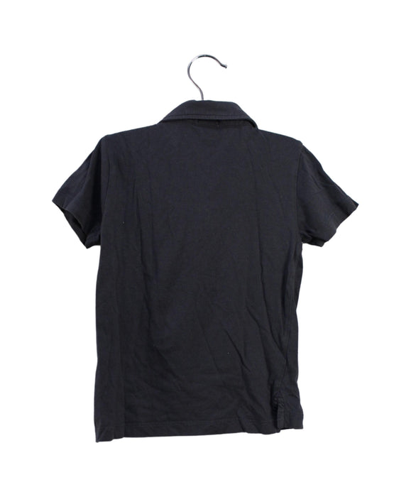 A Grey Short Sleeve Polos from Crewcuts in size 2T for boy. (Back View)