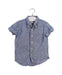 A Blue Shirts from Crewcuts in size 2T for boy. (Front View)