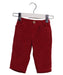 A Red Casual Pants from Fina Ejerique in size 3-6M for boy. (Front View)