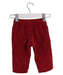 A Red Casual Pants from Fina Ejerique in size 3-6M for boy. (Back View)