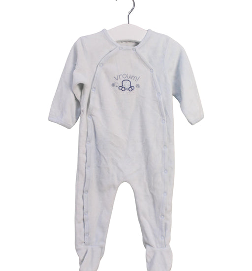 A Blue Long Sleeve Jumpsuits from Absorba in size 3-6M for boy. (Front View)