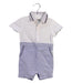 A White Short Sleeve Rompers from Nicholas & Bears in size 3-6M for boy. (Front View)