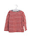 A Red Long Sleeve Tops from Miki House in size 4T for girl. (Front View)