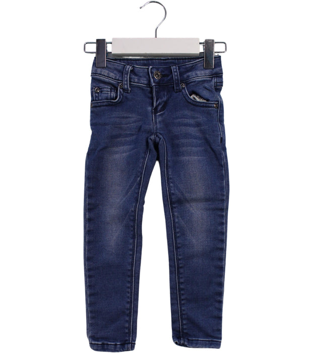 A Blue Jeans from Seed in size 12-18M for girl. (Front View)