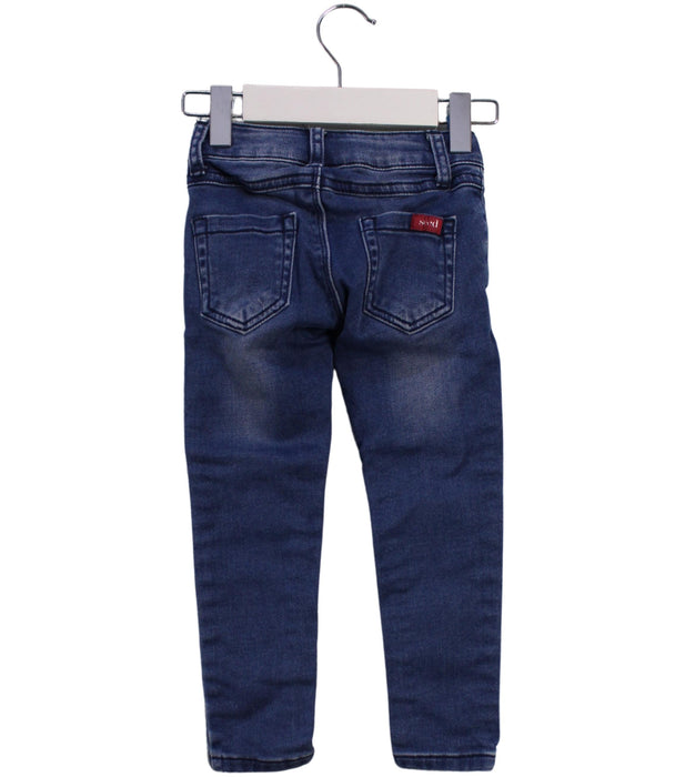 A Blue Jeans from Seed in size 12-18M for girl. (Back View)
