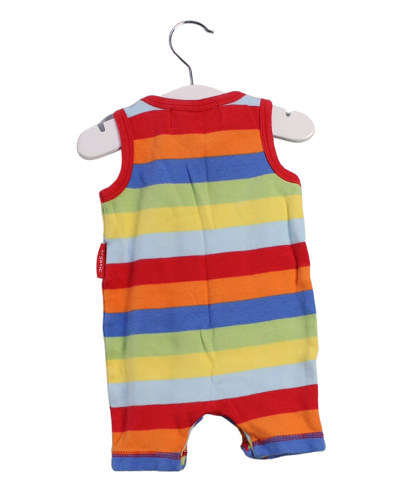 A Multicolour Sleeveless Rompers from Toby Tiger in size 0-3M for neutral. (Back View)