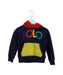 A Blue Hooded Sweatshirts from Polo Ralph Lauren in size 3T for boy. (Front View)