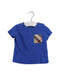 A Blue Short Sleeve T Shirts from Burberry in size 6-12M for boy. (Front View)