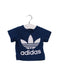 A Blue Short Sleeve T Shirts from Adidas in size 0-3M for boy. (Front View)