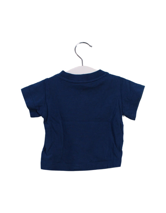 A Blue Short Sleeve T Shirts from Adidas in size 0-3M for boy. (Back View)