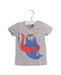 A Grey Short Sleeve T Shirts from Seed in size 3-6M for boy. (Front View)