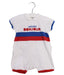 A White Short Sleeve Rompers from Jacadi in size 6-12M for boy. (Front View)