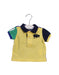 A Yellow Short Sleeve Polos from Ralph Lauren in size 0-3M for boy. (Front View)