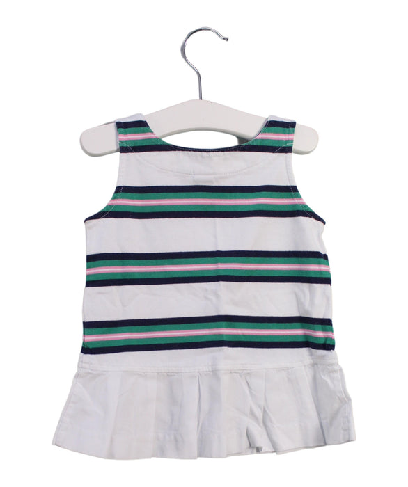 A White Sleeveless Dresses from Janie & Jack in size 2T for girl. (Back View)