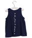 A Navy Sleeveless Tops from Ralph Lauren in size 2T for girl. (Back View)