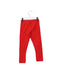 A Red Leggings from Petit Bateau in size 3T for girl. (Back View)