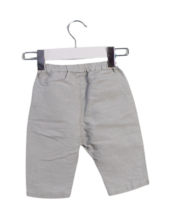 A Grey Casual Pants from Bonpoint in size 3-6M for girl. (Back View)