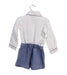 A White Shorts Sets from Rachel Riley in size 3-6M for boy. (Back View)