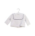 A White Long Sleeve Tops from Jacadi in size 3-6M for girl. (Front View)