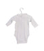 A White Long Sleeve Bodysuits from Jacadi in size 0-3M for boy. (Back View)