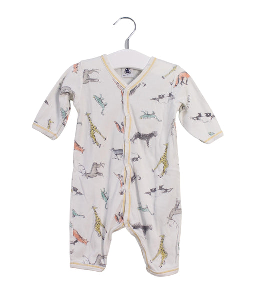 A Multicolour Long Sleeve Jumpsuits from Petit Bateau in size 0-3M for boy. (Front View)