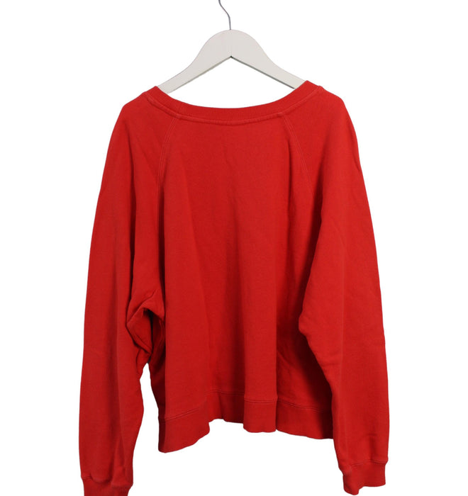 A Orange Crewneck Sweatshirts from Seed in size 12Y for girl. (Back View)