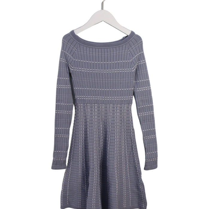 A Blue Sweater Dresses from Pavement in size 8Y for girl. (Front View)