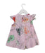A Pink Short Sleeve Dresses from Christina Rohde in size 3T for girl. (Back View)