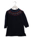 A Navy Sweater Dresses from DPAM in size 2T for girl. (Front View)