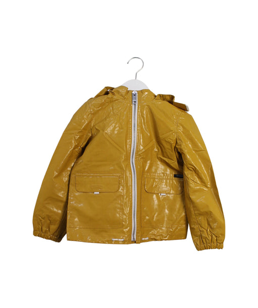 A Yellow Lightweight Jackets from Burberry in size 8Y for boy. (Front View)