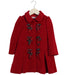 A Red Coats from Nicholas & Bears in size 2T for girl. (Front View)