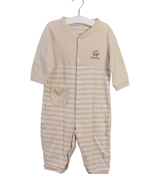 A Beige Long Sleeve Jumpsuits from Primeval in size 18-24M for boy. (Front View)