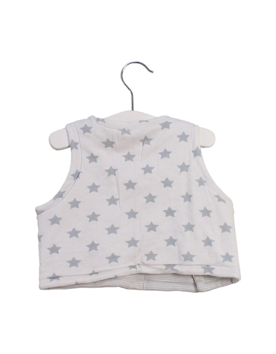 A White Sleeveless Tops from Petit Bateau in size 3-6M for girl. (Back View)