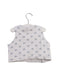 A White Sleeveless Tops from Petit Bateau in size 3-6M for girl. (Back View)