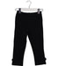 A Black Sweatpants from Miki House in size 18-24M for girl. (Front View)