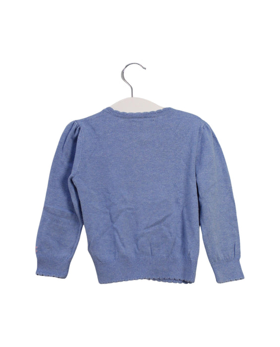 A Blue Cardigans from Polo Ralph Lauren in size 2T for girl. (Back View)