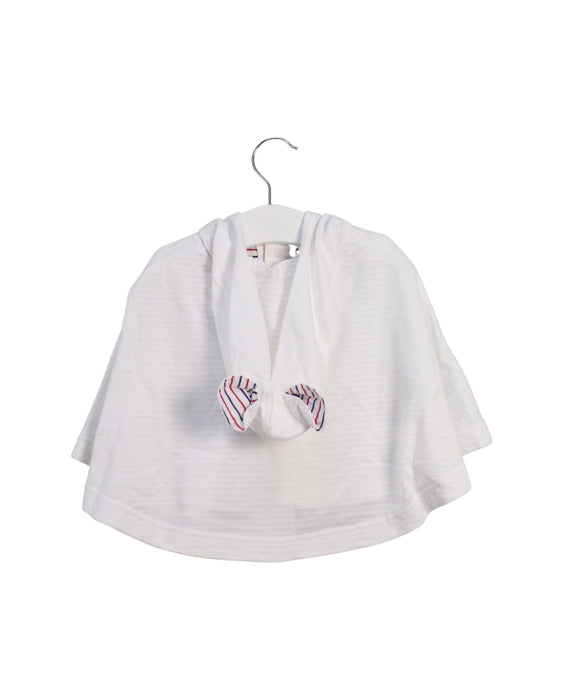 A White Capes & Ponchos from Familiar in size 0-3M for neutral. (Back View)