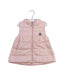A Pink Outerwear Vests from Moncler in size 2T for girl. (Front View)