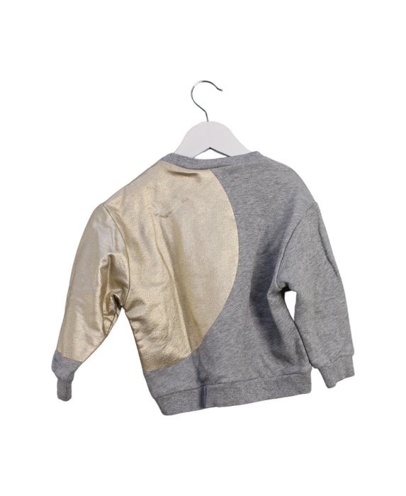 A Grey Crewneck Sweatshirts from COS in size 2T for girl. (Back View)