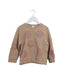 A Beige Crewneck Sweatshirts from COS in size 4T for girl. (Front View)