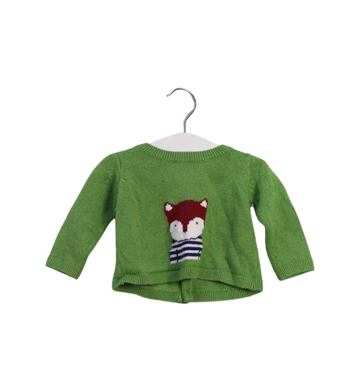 A Green Knit Sweaters from Jacadi in size 0-3M for girl. (Front View)