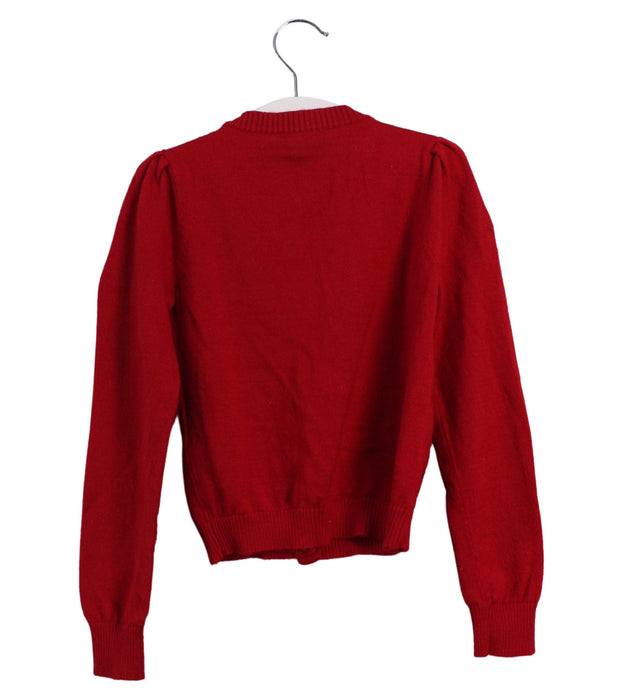 A Red Cardigans from Nicholas & Bears in size 6T for girl. (Back View)