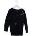 A Navy Cardigans from Catimini in size 5T for girl. (Front View)