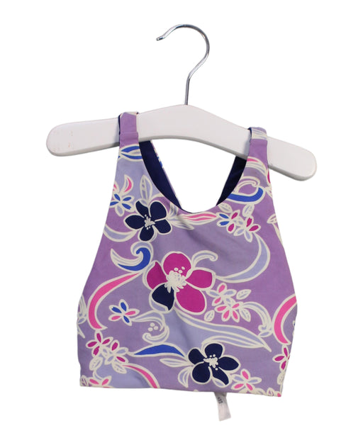 A Purple Bikinis from Tea in size 7Y for girl. (Front View)