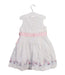 A White Sleeveless Dresses from Janie & Jack in size 18-24M for girl. (Back View)