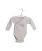 A Beige Long Sleeve Bodysuits from Petit Bateau in size 0-3M for neutral. (Front View)